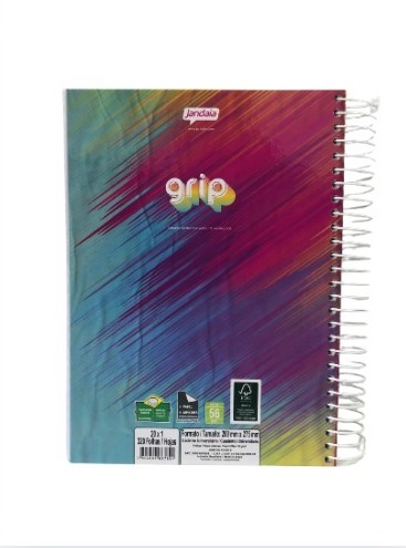 CADERNO C.D. 20X1 GRIP